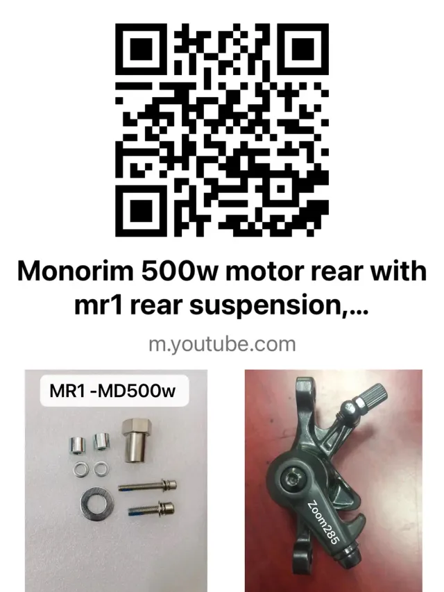 Monorim MR1 Adapter-Patch für MD 500W Pro Scooter