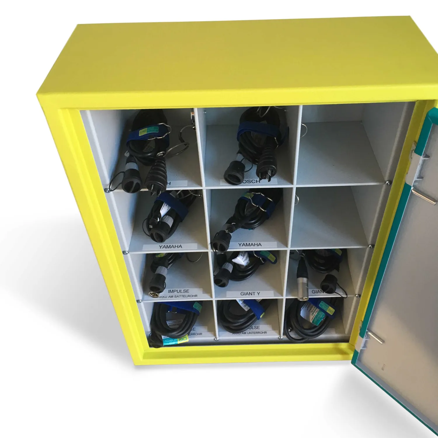 Bike Energy LS10 Ladekabel-Schrank 12-fach Schloss