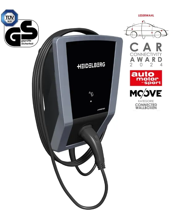 Heidelberg Connect.Home Wallbox 11 kW 7,5 m App-Steuerung