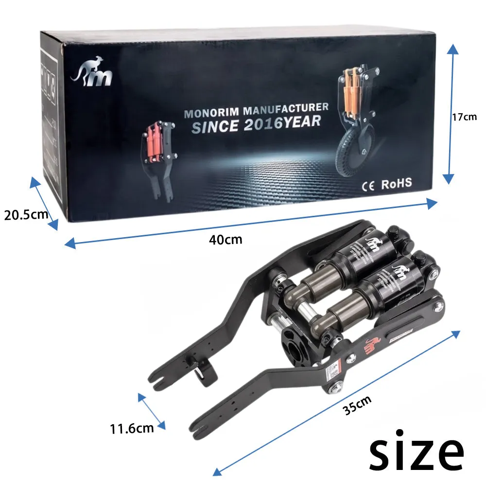 Monorim DMXE Dual-Air-Federung Ninebot Max G30 vorne