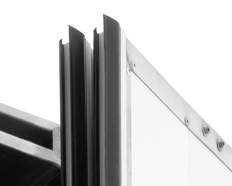 Lokhen PVC-Profil 3,2 m Türdichtung Gummi starr