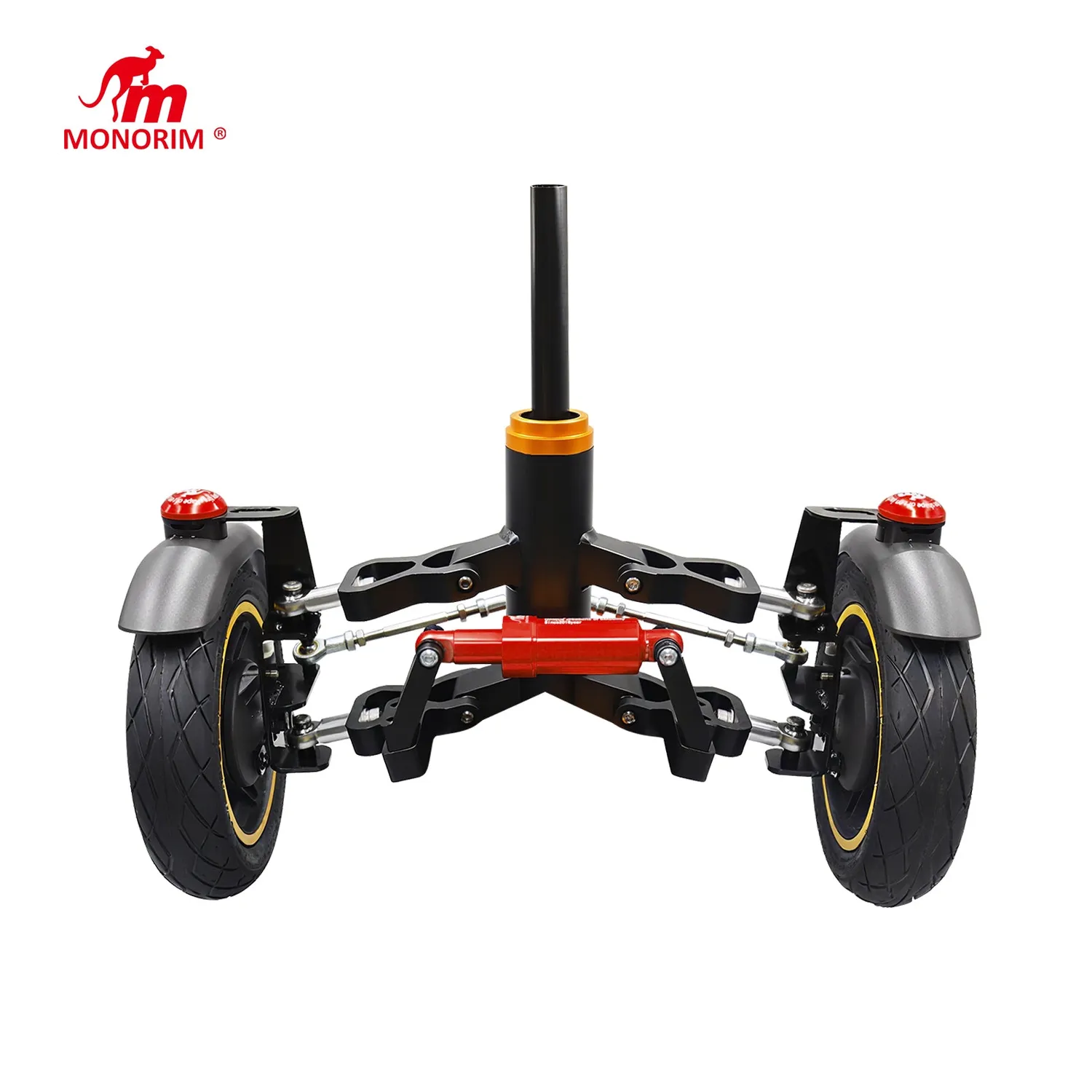 Monorim X3max G30 Federung Dreirad Kit 150 mm schwarz
