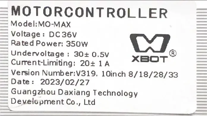 Monorim T0S Controller 36V 350W Steuergerät
