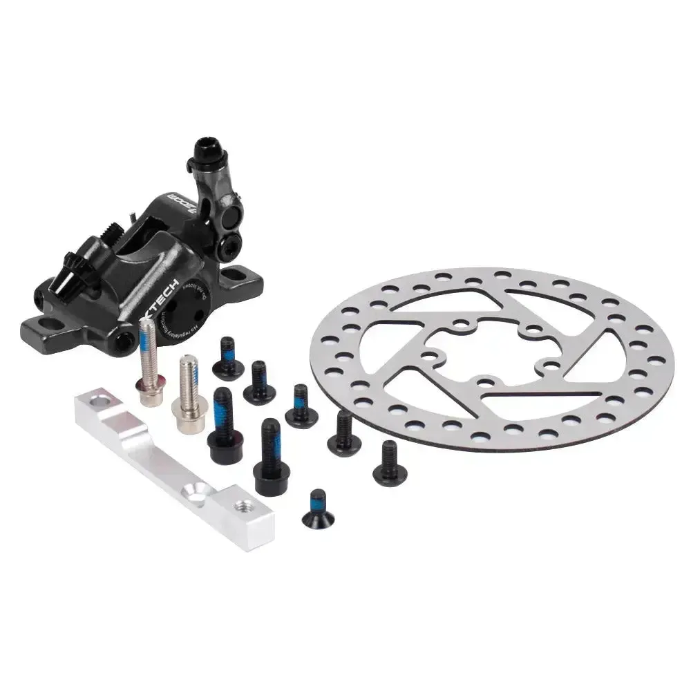 Monorim Xtech Scheibenbremsen Kit 120mm Komplettset rot