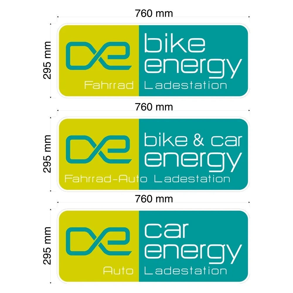 Bike Energy HU10 Head-Up Hinweistafel Tower