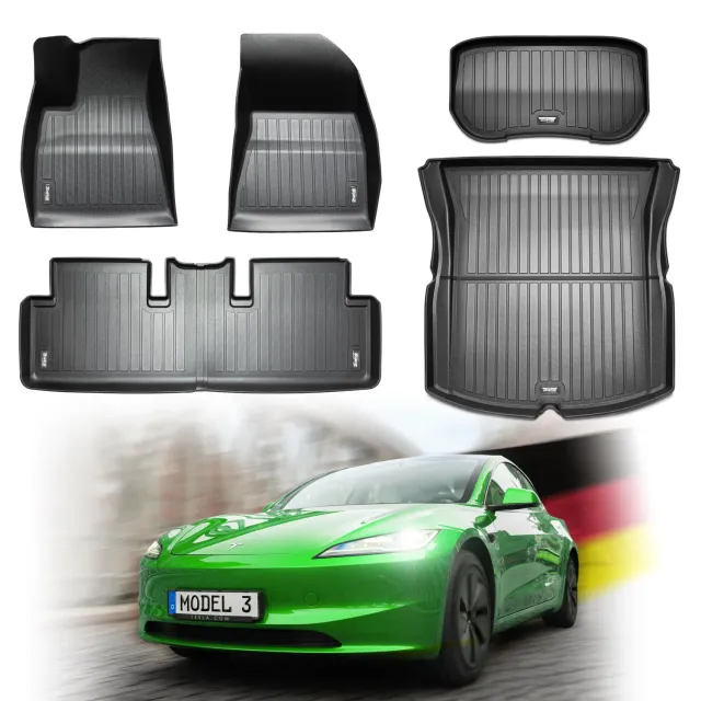 2befair Gummimatten Gesamtset Model 3 Highland 5 Matten