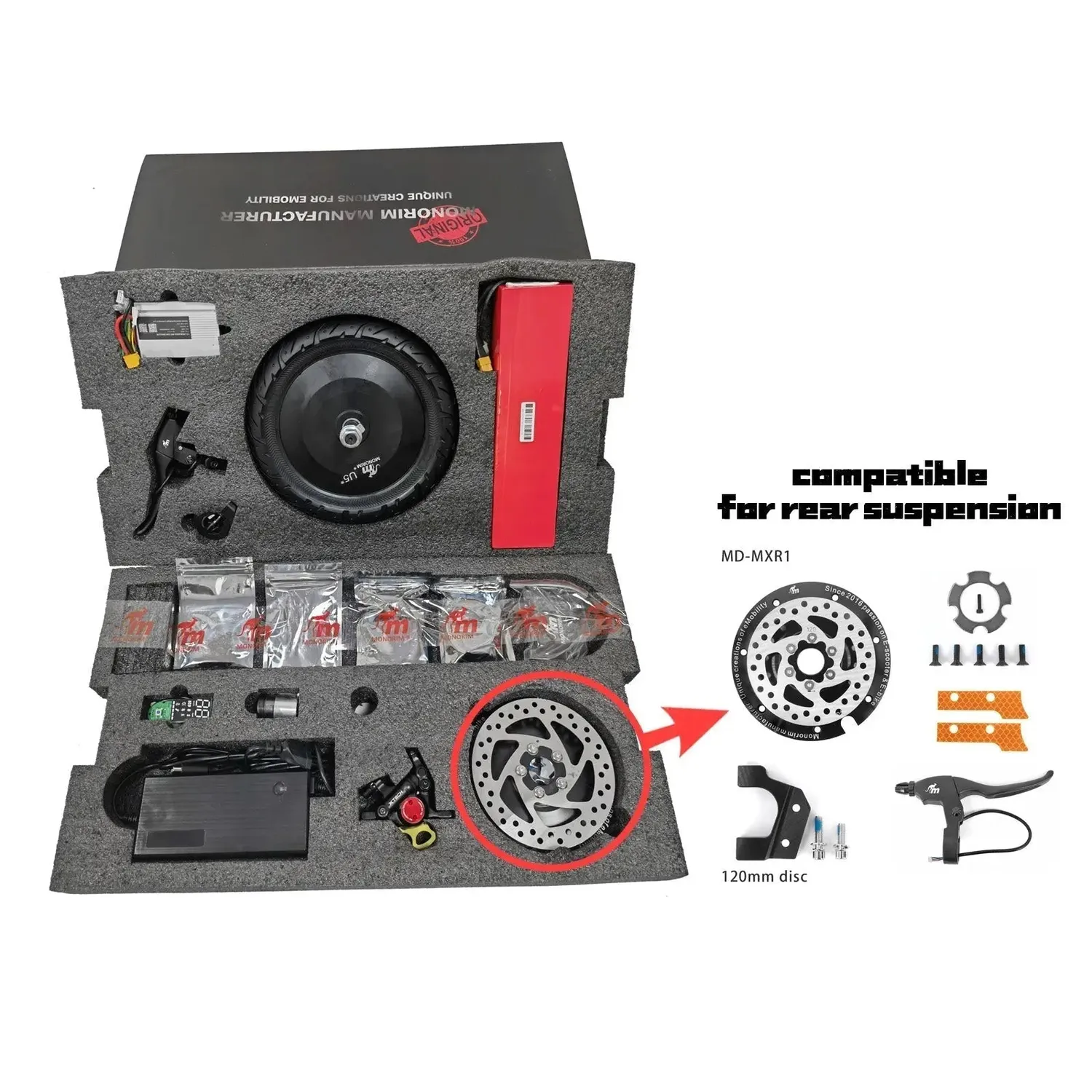 Monorim U5 V2.0 Max Umrüstkit E-Scooter 48V 500W V2
