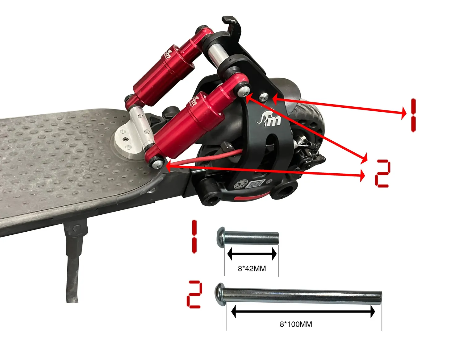 Monorim MR1 Schraubenset Ersatz für MR1 MXR1 DMR