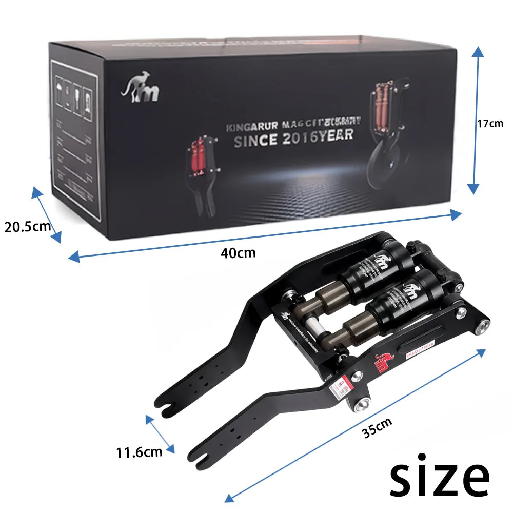 Monorim DME Dual Air Vorderrad Federung schwarz Xiaomi