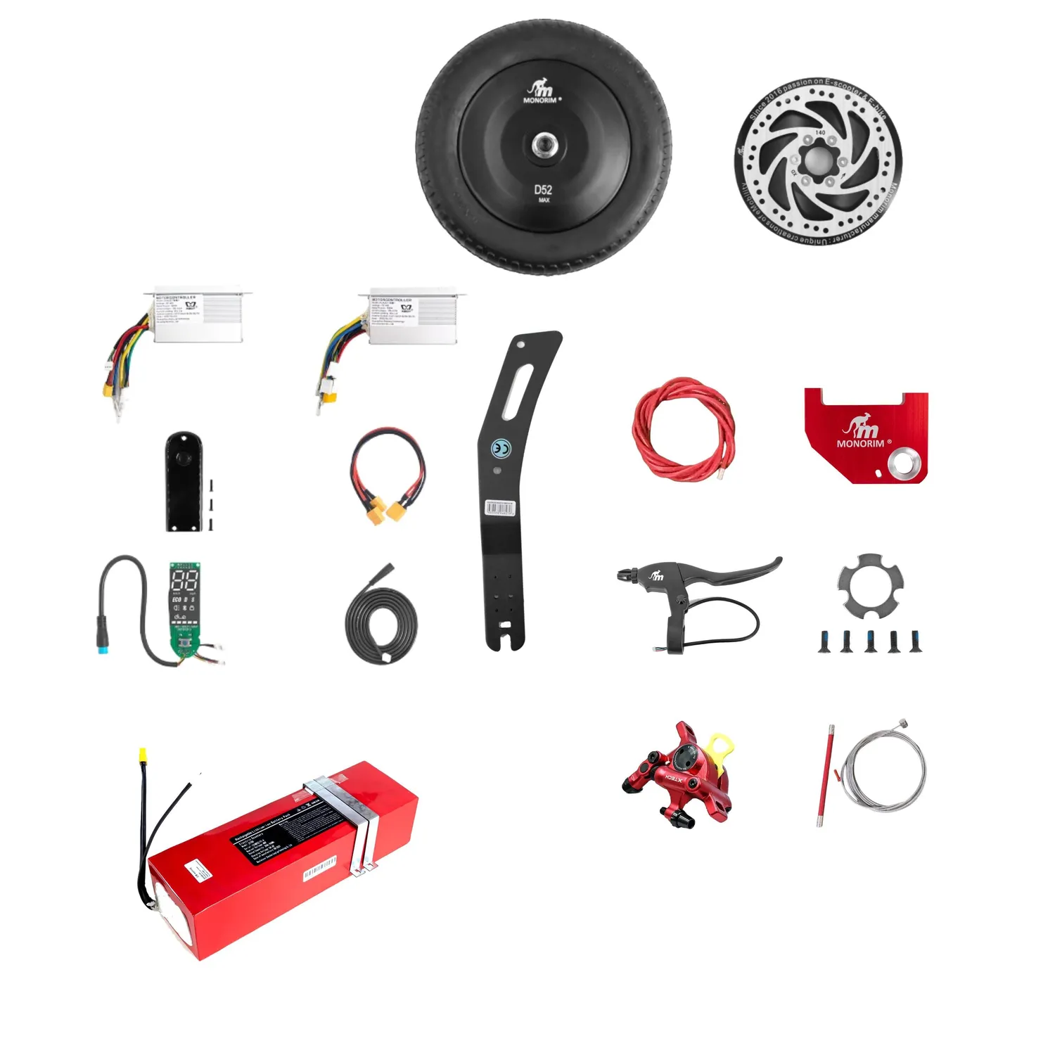 Monorim Dual52 MAX Upgrade-Kit 48V AWD für G30