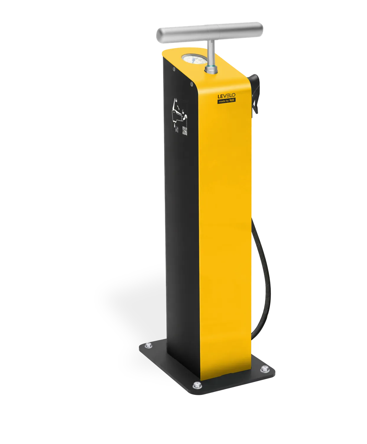 Bike Energy Levelo Air SL20 Luftpumpe Edelstahl