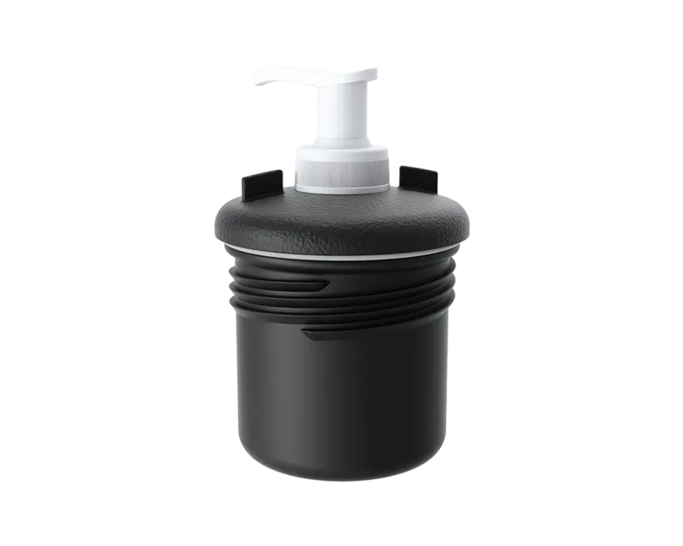 Lokhen Seifenspender Kanister 250 ml schwarz Dosierer