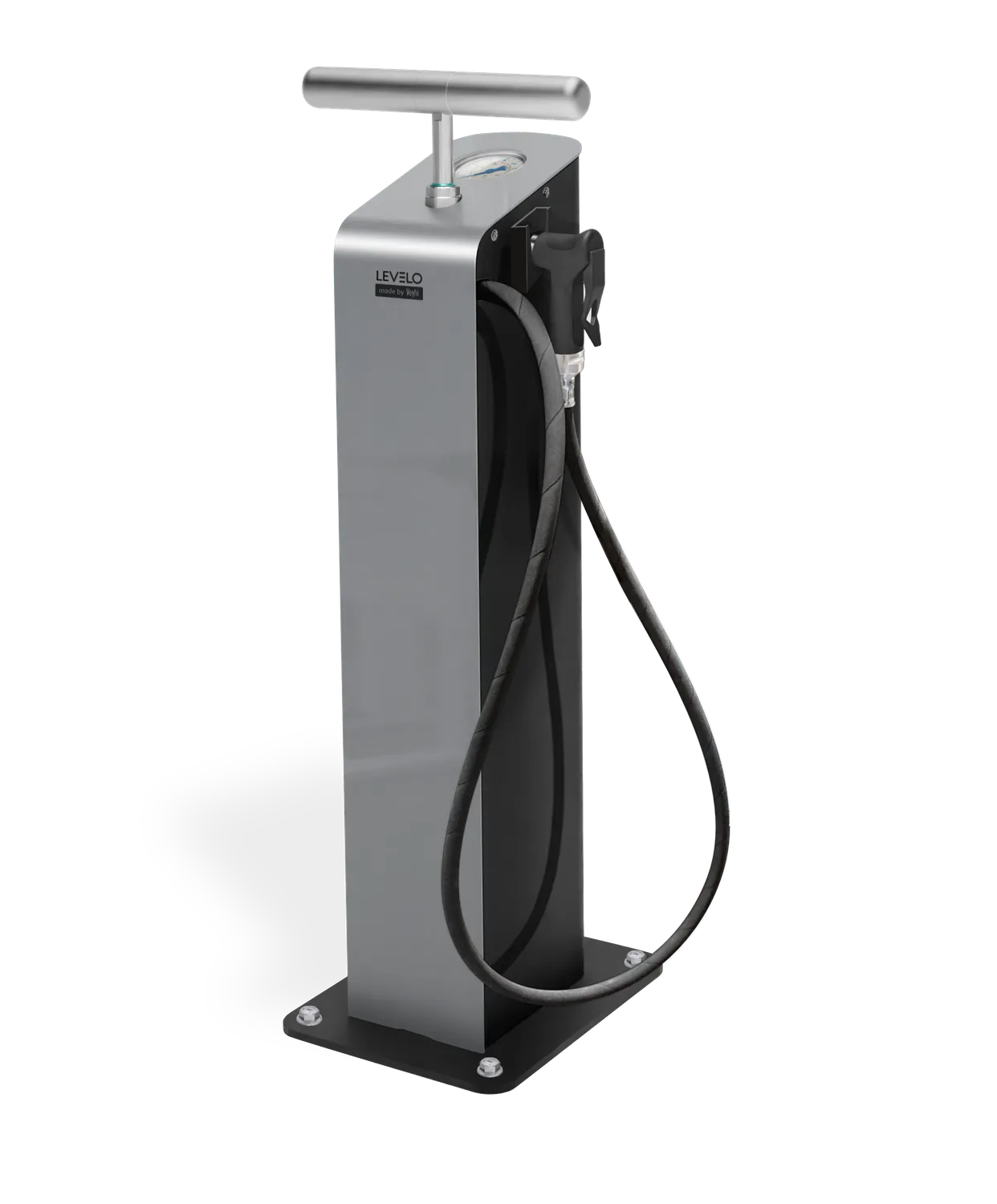 Bike Energy Levelo Air SL20 Luftpumpe Edelstahl