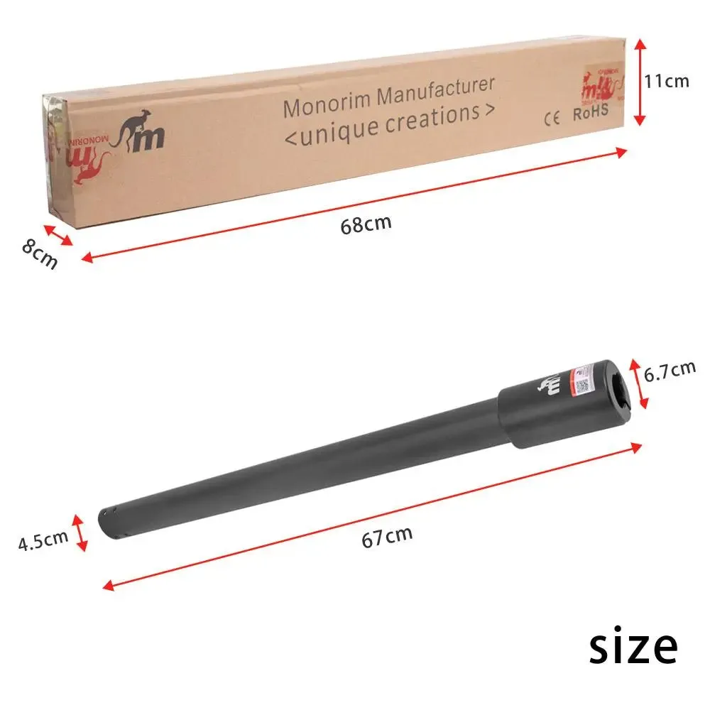 Monorim Holder Klappsperre Schwarz für Ninebot Max G30