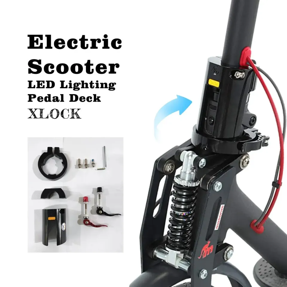 Monorim Xlock Klappschloss für Hiboy KS4 Pro Rot