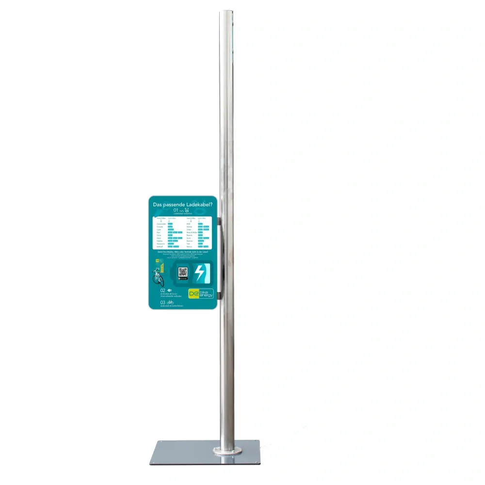 Bike Energy GA10 Gebrauchsanweisung Schild Dibond