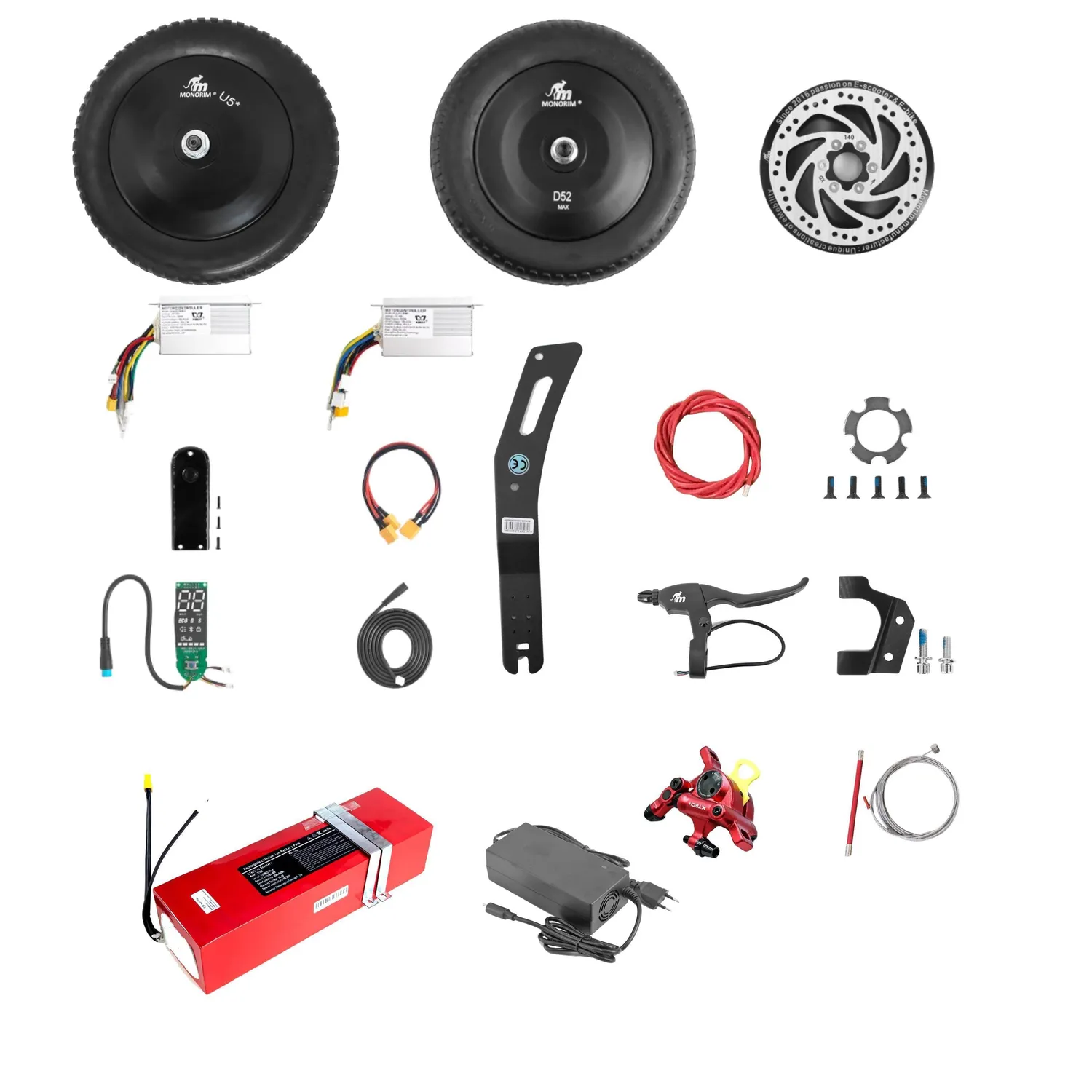 Monorim Dual52 MAX AWD Umbaukit 48V 500W V1 20Ah